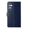 For Samsung Galaxy A26 5G Y-shaped Pattern Flip Leather Phone Case(Blue)