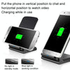 15W Desktop Wireless Charger Mobile Phone Wireless Fast Charging Bracket(Black)