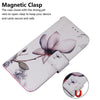 For Realme 13+ Global Coloured Drawing Flip Leather Phone Case(Magnolia)