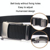 AWMN Men Nylon Cutout Automatic Buckle Toothless Belt, Length: 120cm(Khaki)
