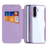 For Samsung Galaxy A36 5G / A56 5G DUX DUCIS Skin X Pro Series PC + TPU Phone Leather Case(Purple)