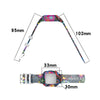 For Garmin Vivofit JR3 Silicone Printing Watch Band(Peacock)