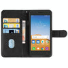 Leather Phone Case For Alcatel Tetra(Black)
