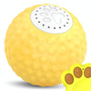 Self-Rolling Luminous Cat Toy Ball 5cm, Yellow, USB Rechargeable