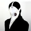 HG083 Halloween Solid Color Beak Shape Mask(White)