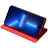For Samsung Galaxy S25 Ultra 5G Skin Feel Magnetic Leather Phone Case(Red)