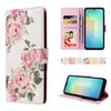 For Samsung Galaxy A06 4G Bronzing Painting RFID Leather Phone Case(Rose Flower)