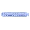 Montessori Math Decomposition Ruler Kindergarten Children Numbers Addition and Subtraction Arithmetic Enlightenment Teaching Aids, Length: 25.5cm(Blue)