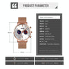 SKMEI 9231 Men Map Pattern Calendar Stopwatch Stainless Steel Strap Quartz Watch(Rose Gold)