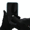 HUMRAO Outdoor Riding Fleece Warm Non-Slip Touch Screen Gloves Ski Motorcycle Gloves, Size:XXL(01 Luminous+Logo)