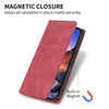 For Samsung Galaxy A26 5G Business Solid Color Magnetic RFID Leather Phone Case(Red)