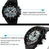 SKMEI 1016 Multifunctional Men Outdoor Sports Noctilucent Waterproof Double Digital Watch (Gold)