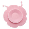 Double-sided Super Suction Cartoon Anti-collision Children Bowl  Sucker(Pink Snail)