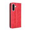 For Samsung Galaxy A56 5G Magnetic Buckle Retro Texture Leather Phone Case(Red)