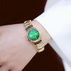 BS Bee Sister  FA1700 Diamond Inlaid Ladies Watch Symphony Wrist Watch(Golden Green)