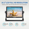FEELWORLD LUT11H 10.1 Inch Ultra Bright 2000nit DSLR Camera Field Monitor Touch Screen 4K HDMI F970 External Power and Install Kit (AU Plug)