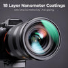 K&F CONCEPT SKU.1864 82mm 2 in 1 Filter Kit MCUV+CPL Camera Lens Filters with 18 Layer Coatings