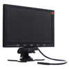 9.0 inch 800*480 Car Surveillance Cameras Monitor with Adjustable Angle Holder & Remote Control, Support VGA / HDMI / AV(Black)