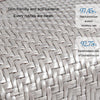 Summer Cattail Woven Cooler Seat Cushion Silk Breathable Chair Cushion, Size: 50x50cm(Gray)