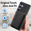For Samsung Galaxy S25+ 5G Retro Leather Card Bag Magnetic Phone Case(Black)