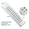 2 Rows 24 Holes 2.70-5.00mm Round Drawing Board Gold And Silver Drawing Board Semi-Circular Drawing Board Jewelry Tools