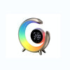 20W Dual Alarm Clock Touch Control Wake Up RGB Light with Nature Music for Sleep (Silver)