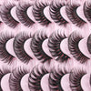 20pairs /Box Naturally Make Up Curling False Eyelashes Russian Strip Lashes Y700