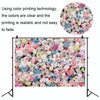 2.1 X 1.5m Festive Photography Backdrop 3D Wedding Flower Wall Hanging Cloth, Style: C-1886