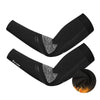 WEST BIKING Winter Riding Warm Plus Fleece Sleeve Outdoor Sports Cold Sleeve, Size: M(Dark Grey)