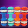 Large Orange Rubber Dumbbell Dog Chew Toy - 15cm