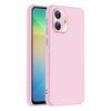 For Samsung Galaxy A06 4G Nano Lens Cover Liquid Silicone Phone Case(Pink)