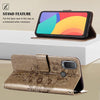 For Alcatel 1L 2021 Embossed Butterfly Leather Phone Case(Grey)