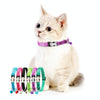 2x Reflective Cat Collar Rose Red XS (19-30cm) with Bell