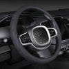 Silicone Non-slip Wear-resistant Steering Wheel Cover, Size: 37-42cm(Black)