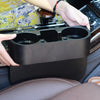 Car Seat Crevice Storage Box Cup Drink Holder Auto Pocket Stowing Tidying for Phone Pad Card Coin Case Car Accessories(Grey)