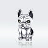S925 Sterling Silver French Bulldog Beaded DIY Bracelet Loose Beads