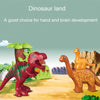 A16 39pcs /Box Children Dinosaur Building Block Paradise Large Particle Assembly Household Toys