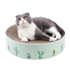 Green Round Cat Scratcher Bed - Small 32cm - Kitten & Cat