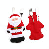 Christmas Knife And Fork Cover Christmas Decorations(Elk)