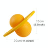 Bouncing Ball Explosion-proof Balance Outdoor Inflatable Exercise Jumping Balls Toys(Yellow)