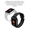 Ochstin 5HK28 1.78 inch Square Screen Silicone Strap Smart Watch Supports Bluetooth Call Function/Blood Oxygen Monitoring(Black)