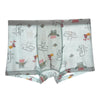 Boys Boxer Briefs Modal Summer Thin Short Pants, Size: M(Green Dinosaur)