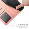 For Samsung Galaxy F06 5G / M06 5G Skin Feel Butterfly Embossed Flip Leather Phone Case(Pink)