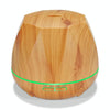 Diamond Wood Grain Remote Control Ultrasonic Humidifier Aromatherapy Machine Automatic Alcohol Sprayer with LED Lights, Capacity: 400mL, AU Plug (Light Wood Color)