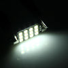 2 PCS 3.5W 250 LM 6000K 39MM 12 SMD-2835 LEDs Bicuspid Port Decoding Car Dome Lamp LED Reading Light, DC 12V(White Light)