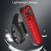 Mountain Bike Night Riding Warning Lamp Bicycle USB Charging Tail Light(White)