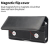 5.5-6.7 inch Universal Multifunctional Horizontal Magnetic Flip Cover PU Phone Waist Bag(Brown)