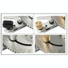 Woodworking Pusher Slide Ruler Woodworking Table Saw Measuring Tool, Style:Copper Handle + 450mm  Limit