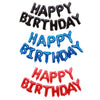2 PCS 16 Inch Happy Birthday Letter Aluminum Film Balloon Birthday Party Decoration Specification(US Version Red)