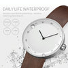 YAZOLE Simple Fashion Quartz Couple Watch(521 Black Shell Black Tray Black Belt)